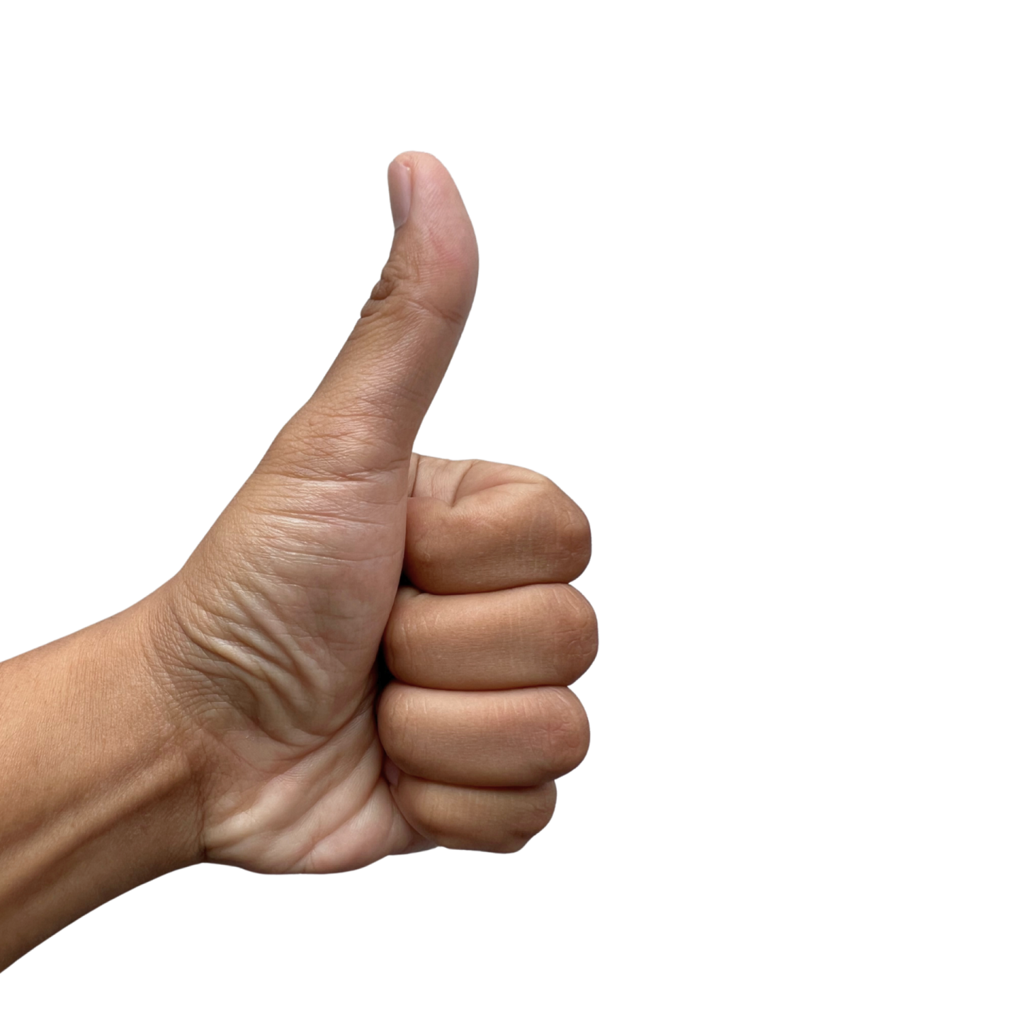 a person's hand with a thumb on it