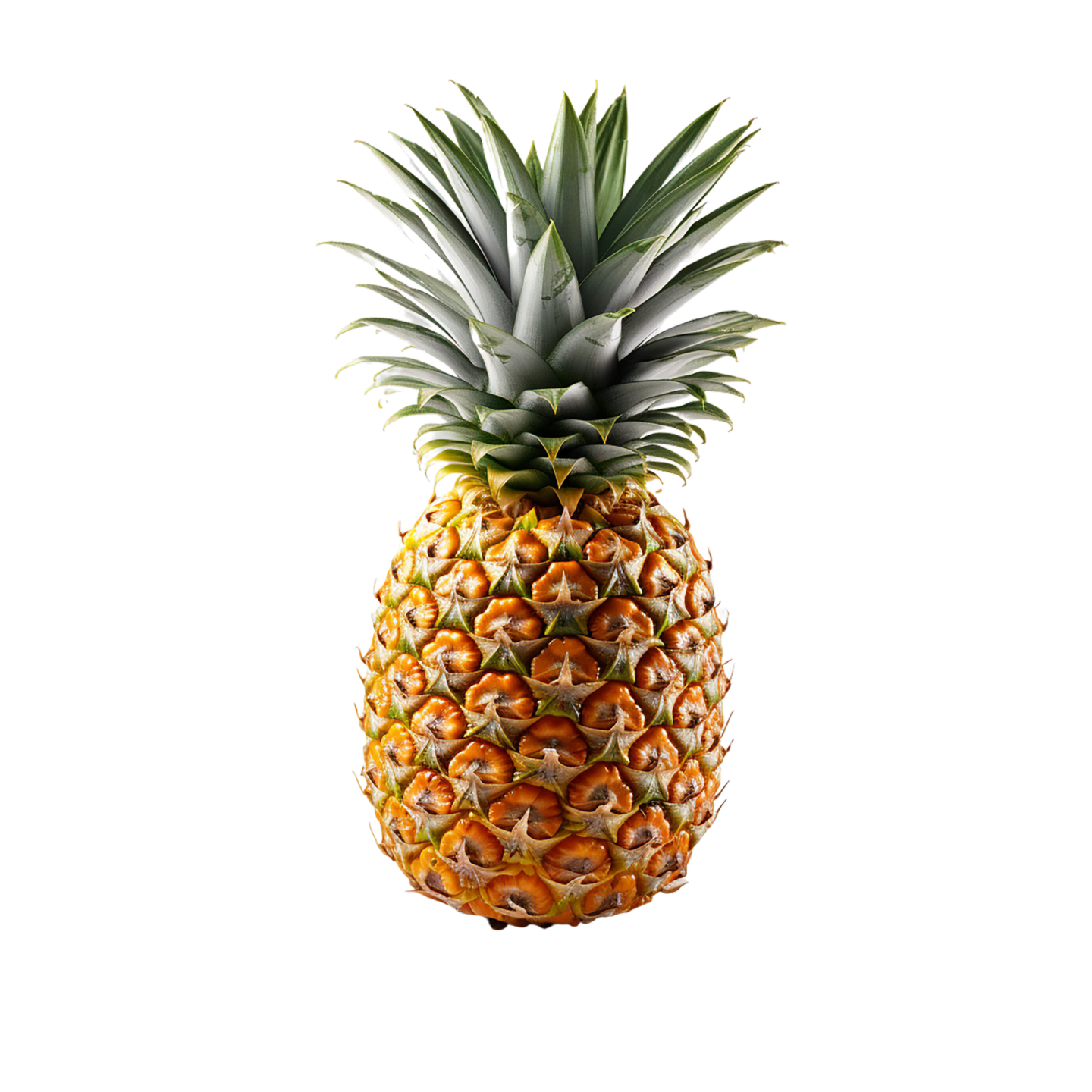 a pineapple on a white background