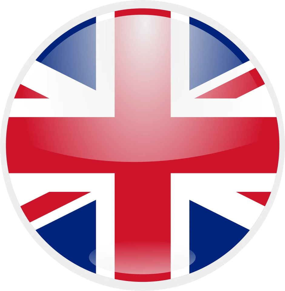 the british flag in a circle