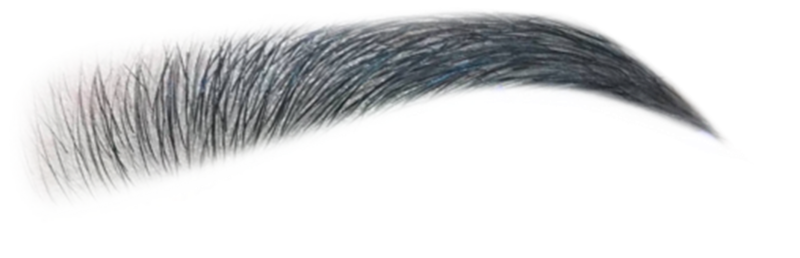a close up view of an eyelash