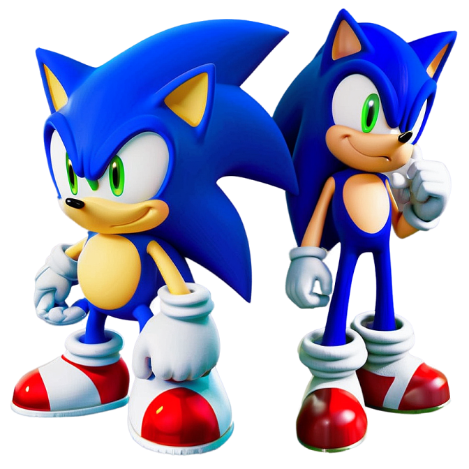 sonic and sonic the hedges
