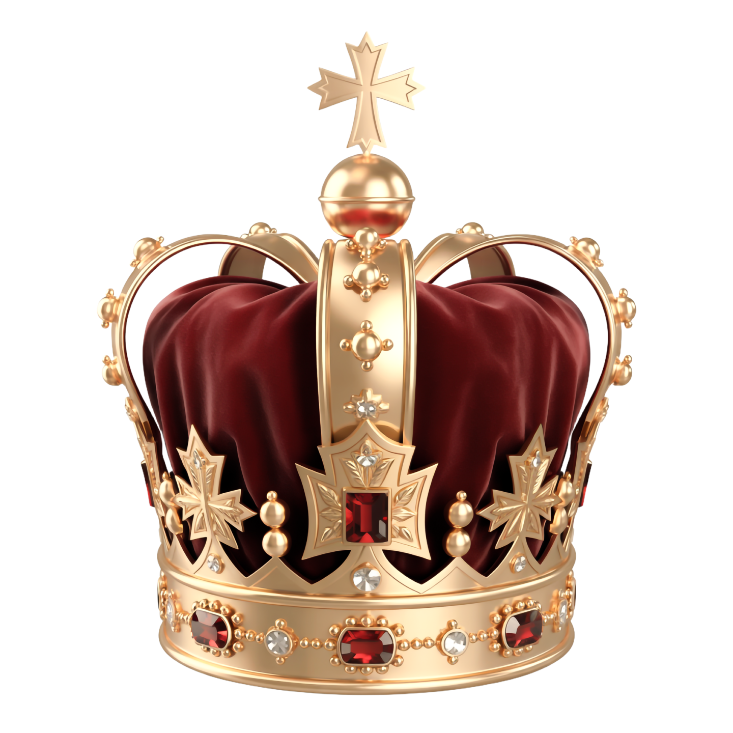 the crown is gold