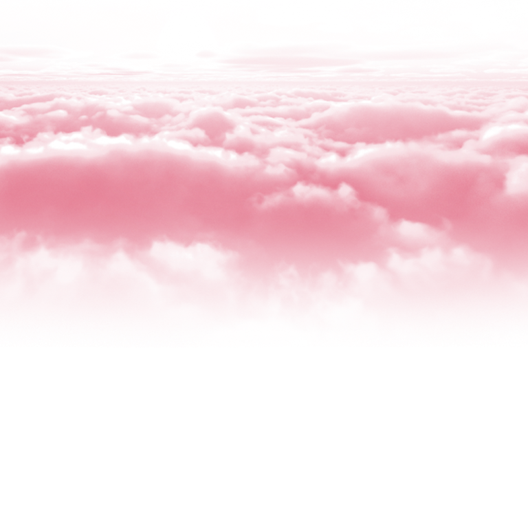 a pink sky with clouds in the background