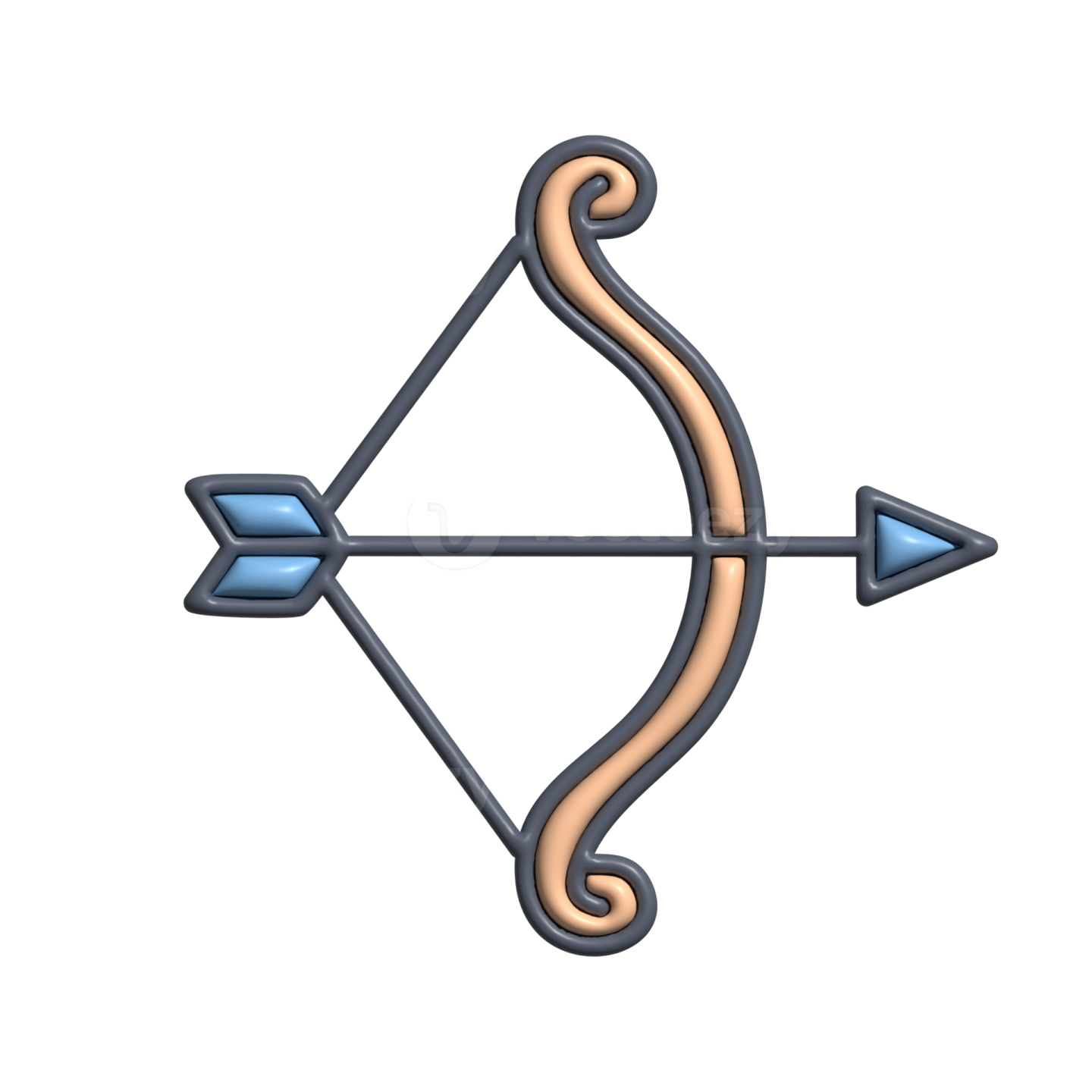 a bow and arrow icon