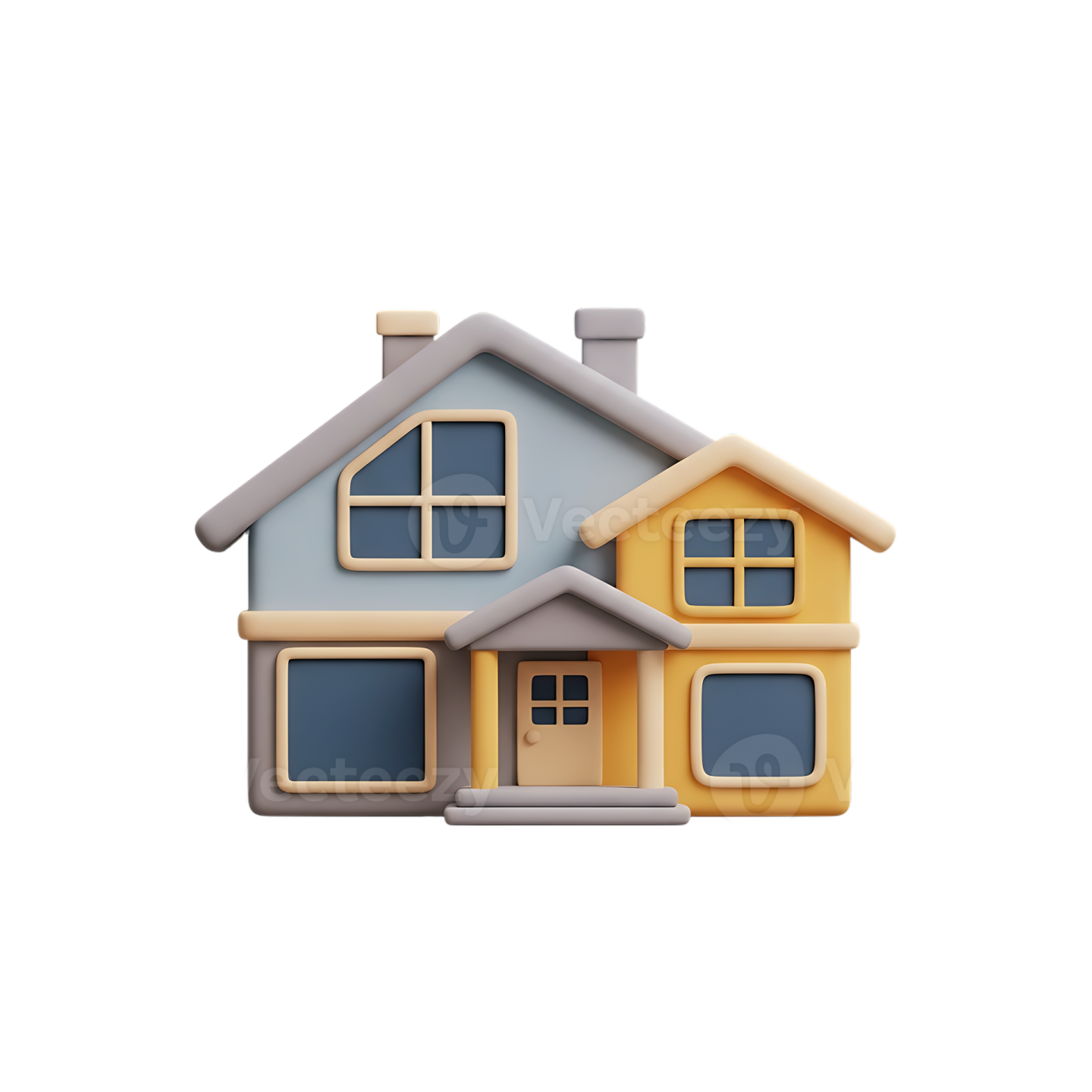 a house on a white background