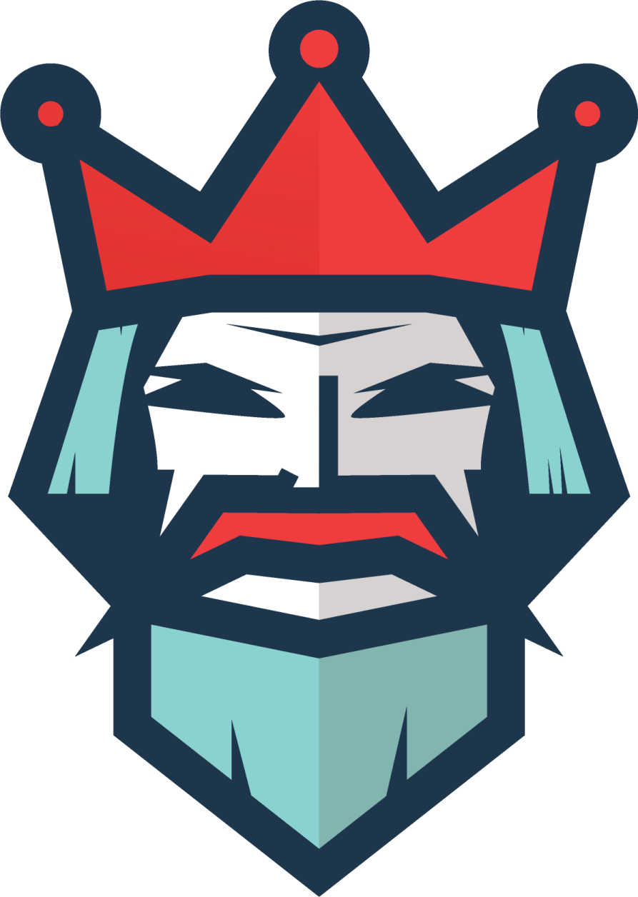 a man with a crown on his head