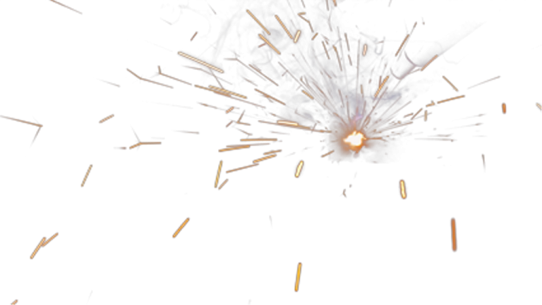 a white background with lots of gold sparkles