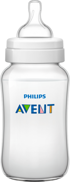 a baby bottle with the word philips on it