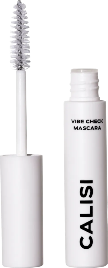 a mascara with a white tube next to it