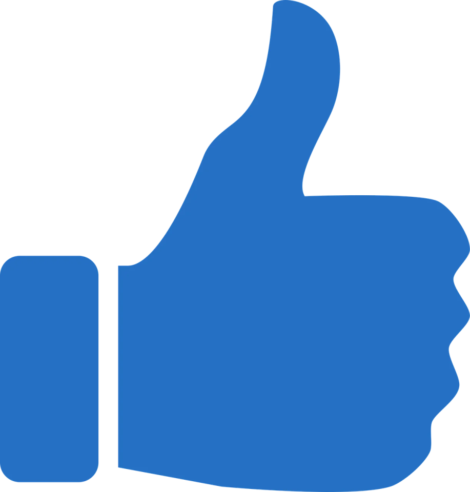 a thumbs up icon