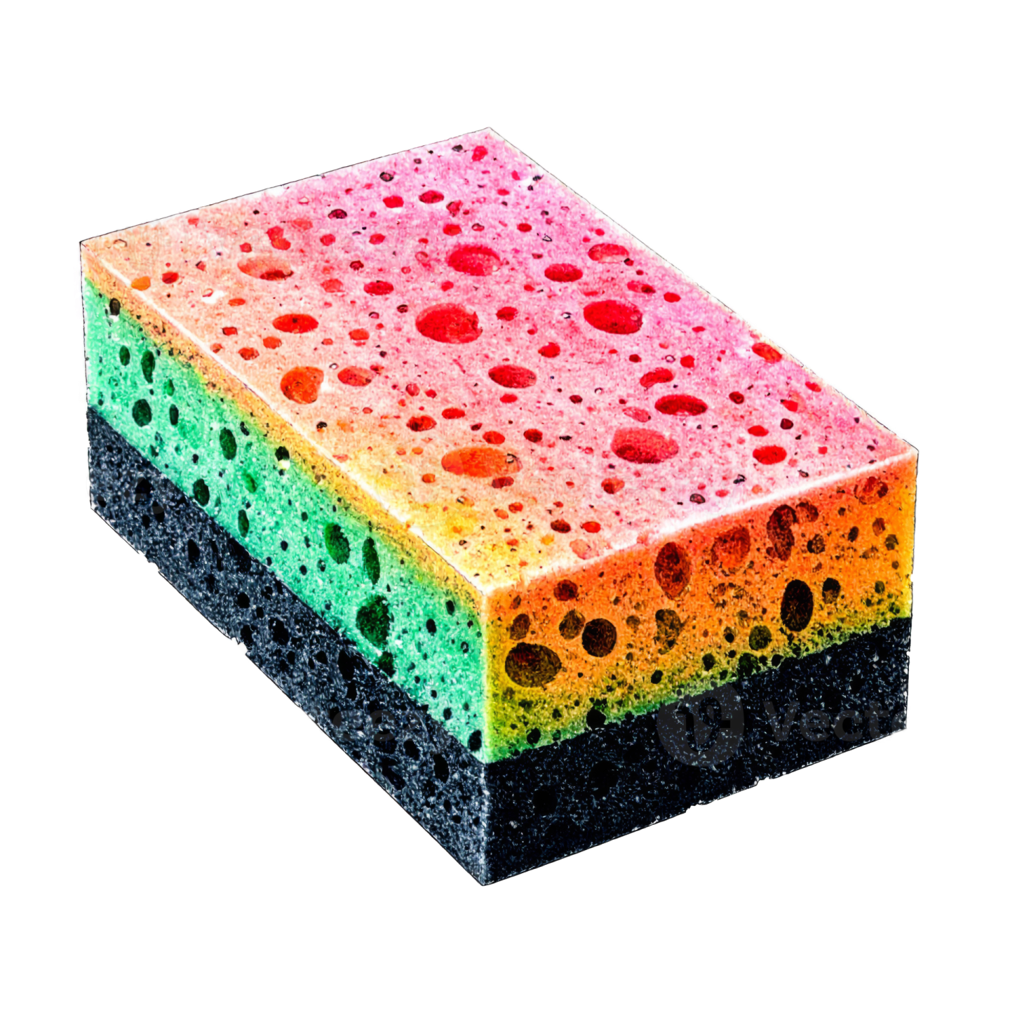a piece of soap with water droplets on it