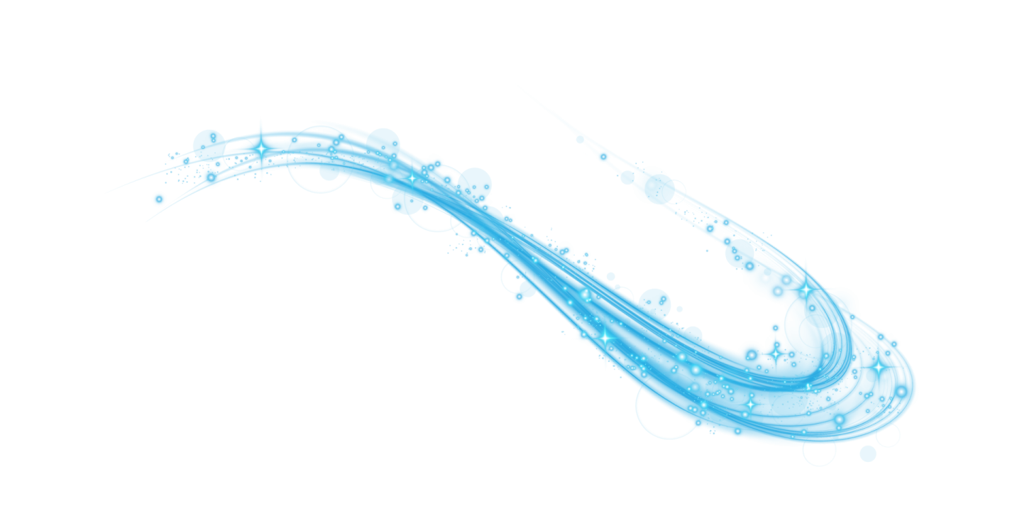 a blue and white background with bubbles