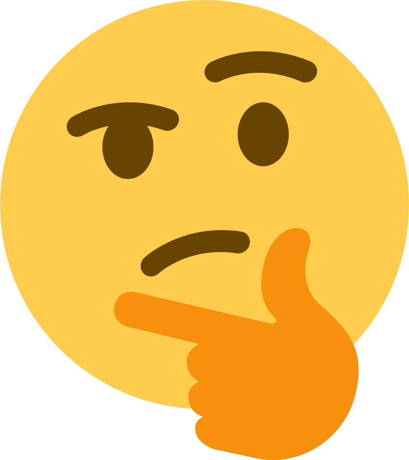 a yellow smiley face with two fingers pointing at the viewer
