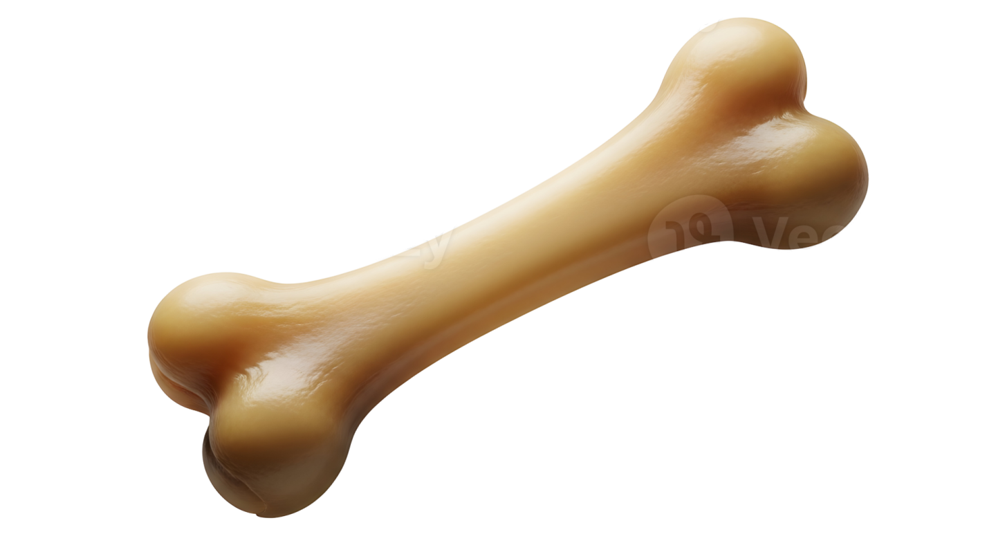 A bone on a white background