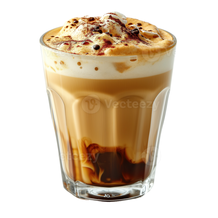 a glass filled with chocolate and whipped cream