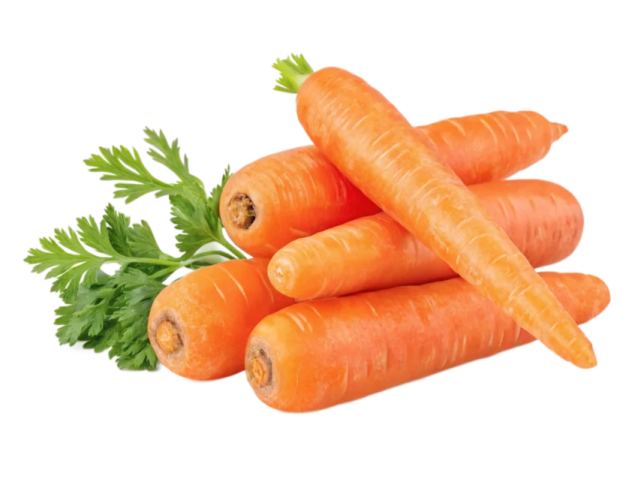 a bunch of carrots next to some parise