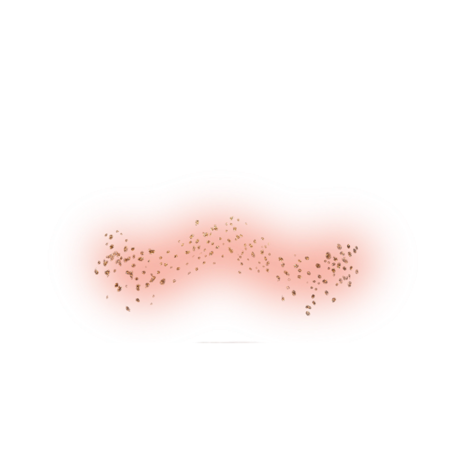 a white background with red and gold dots