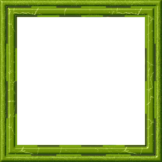 a green frame on a white background