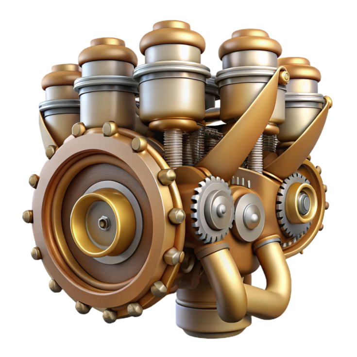 an image of a motorcycle engine