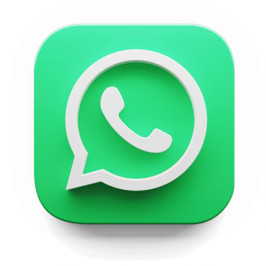 a green and white icon with the text whatsaw on it