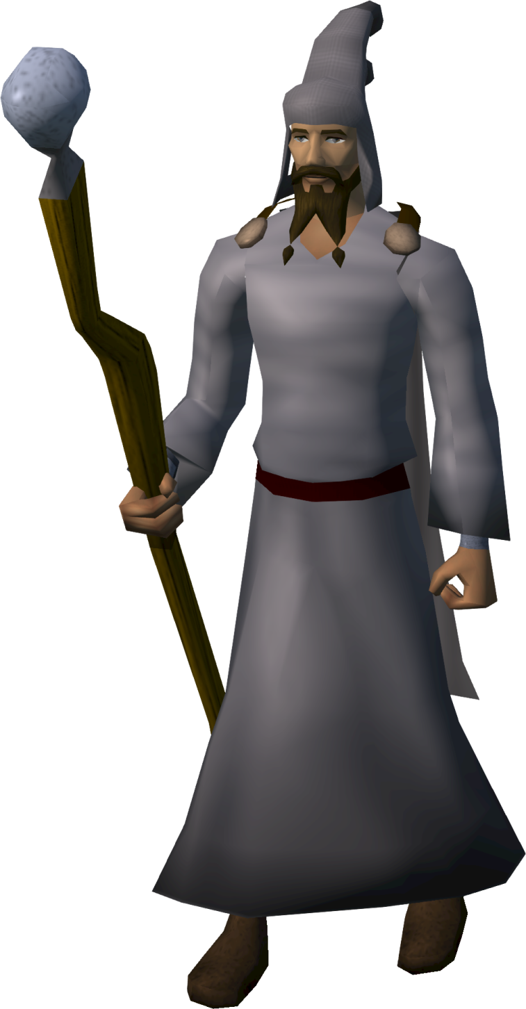 an image of a man with a staff