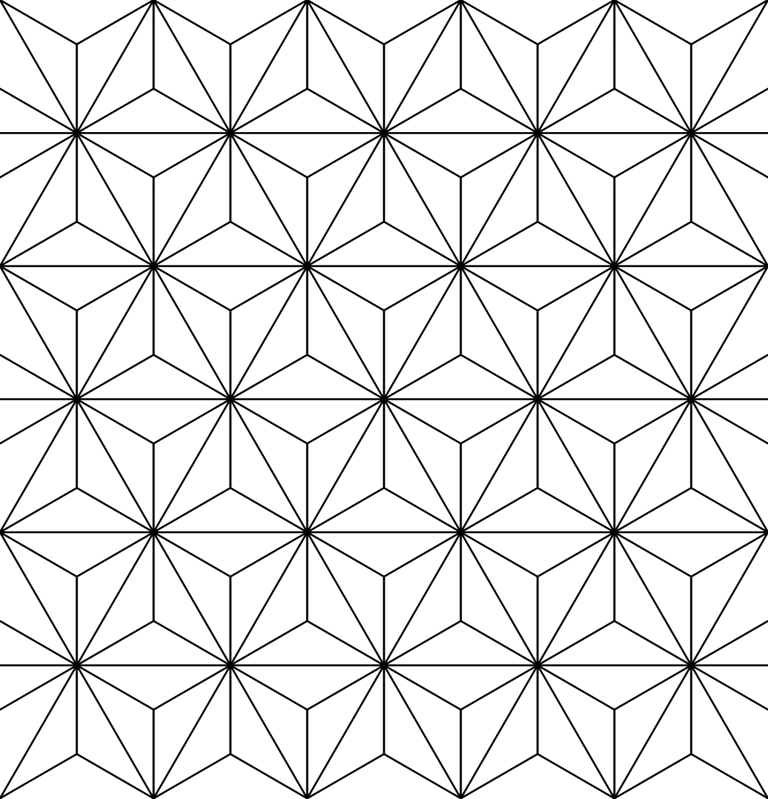a black and white geometric pattern
