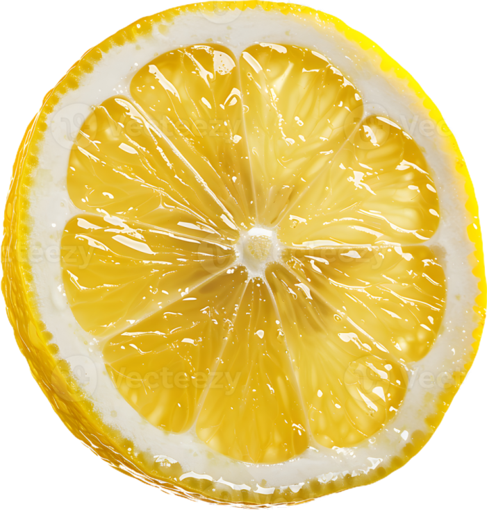 a slice of lemon