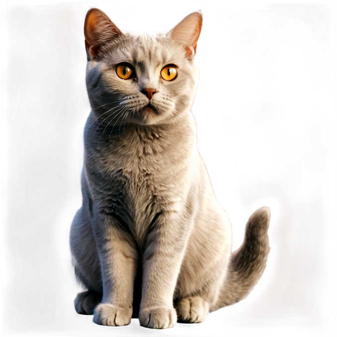 a gray cat sitting on a white surface