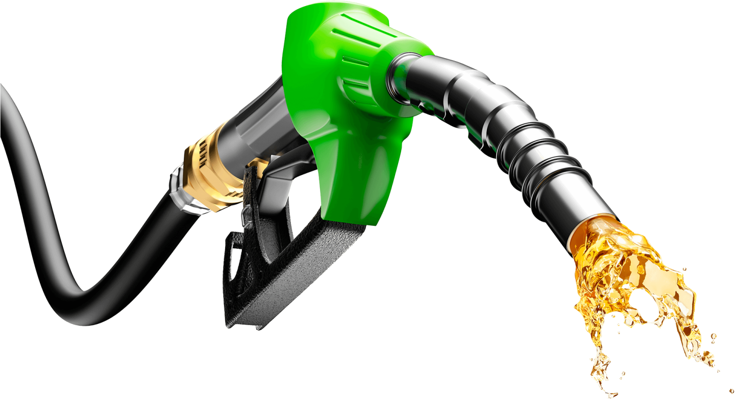 an image of a gas pump being filled with oil