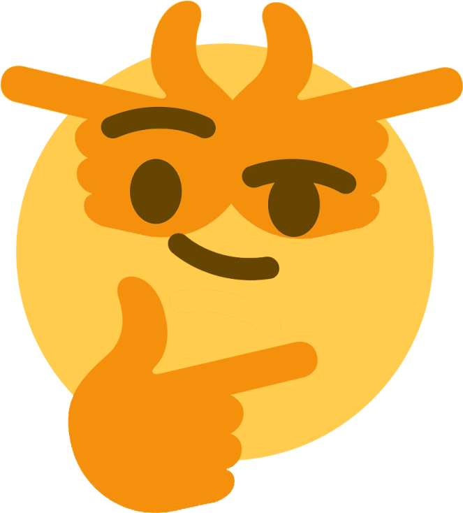an orange smiley face with a big smile