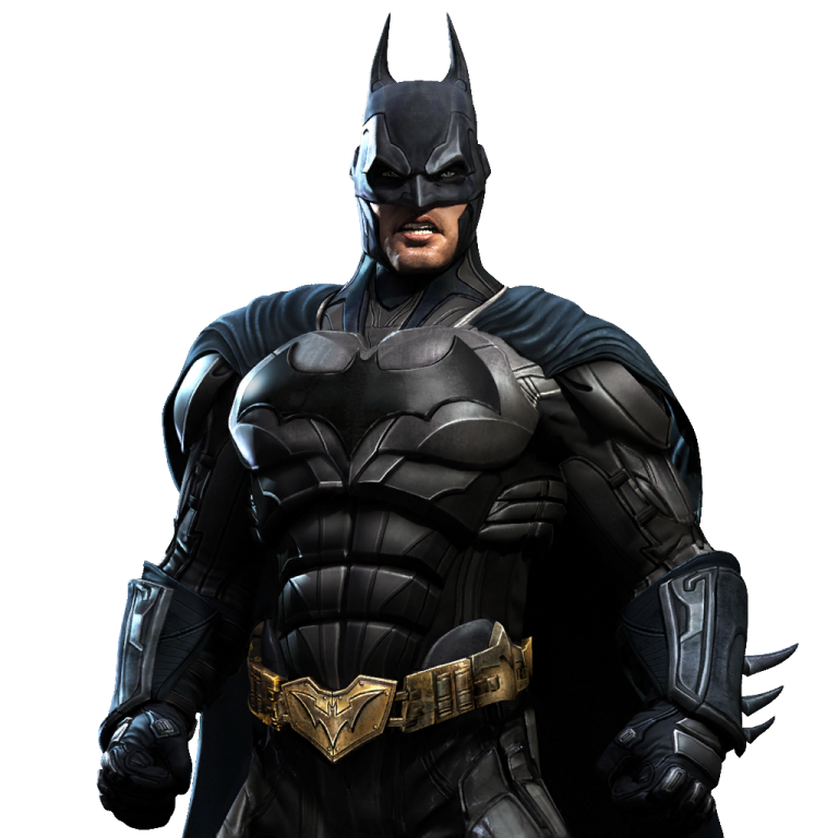 a man dressed as batman standing in front of white background