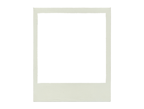 a white picture frame with a blank space