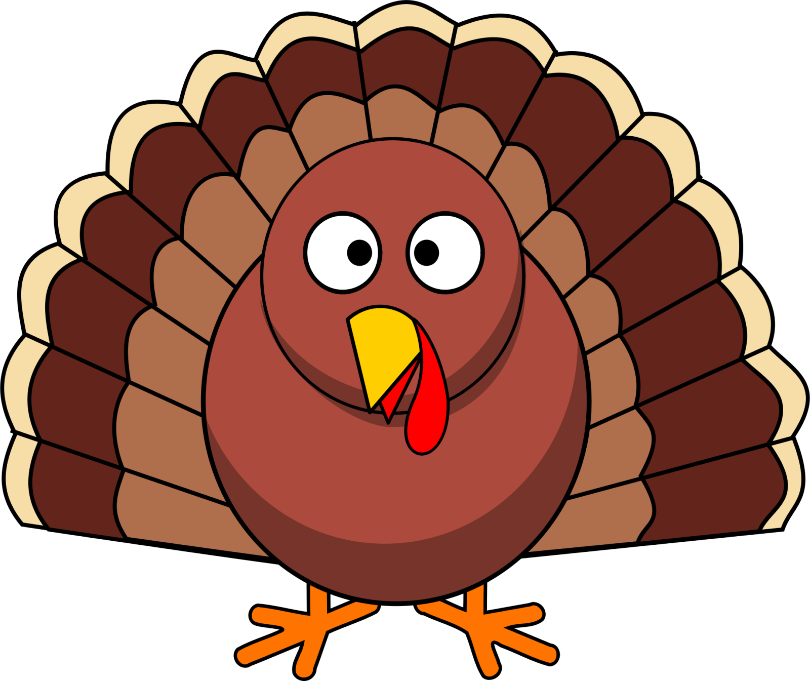 a cartoon turkey