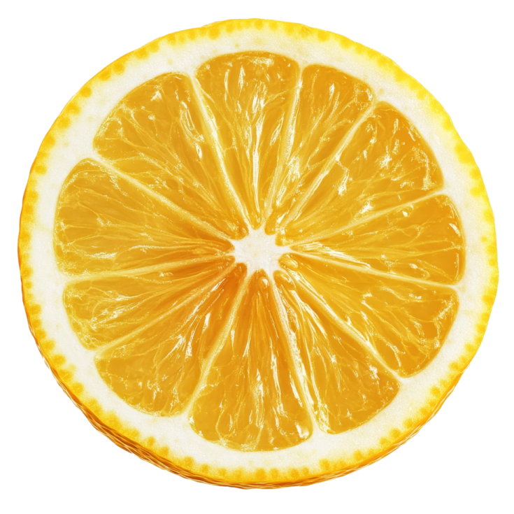 a slice of orange