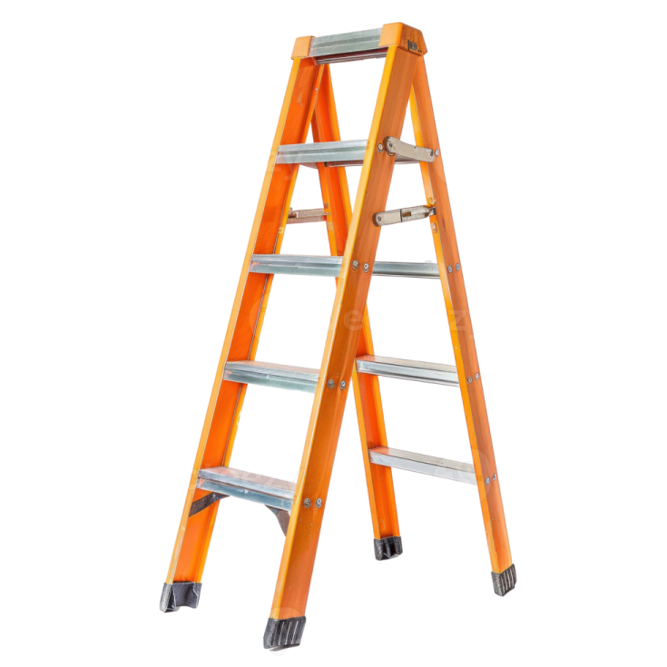 a step ladder on a white background