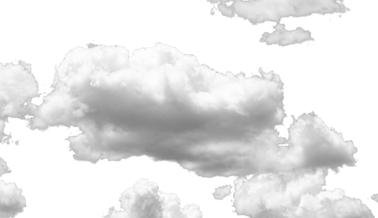 white clouds on a white background