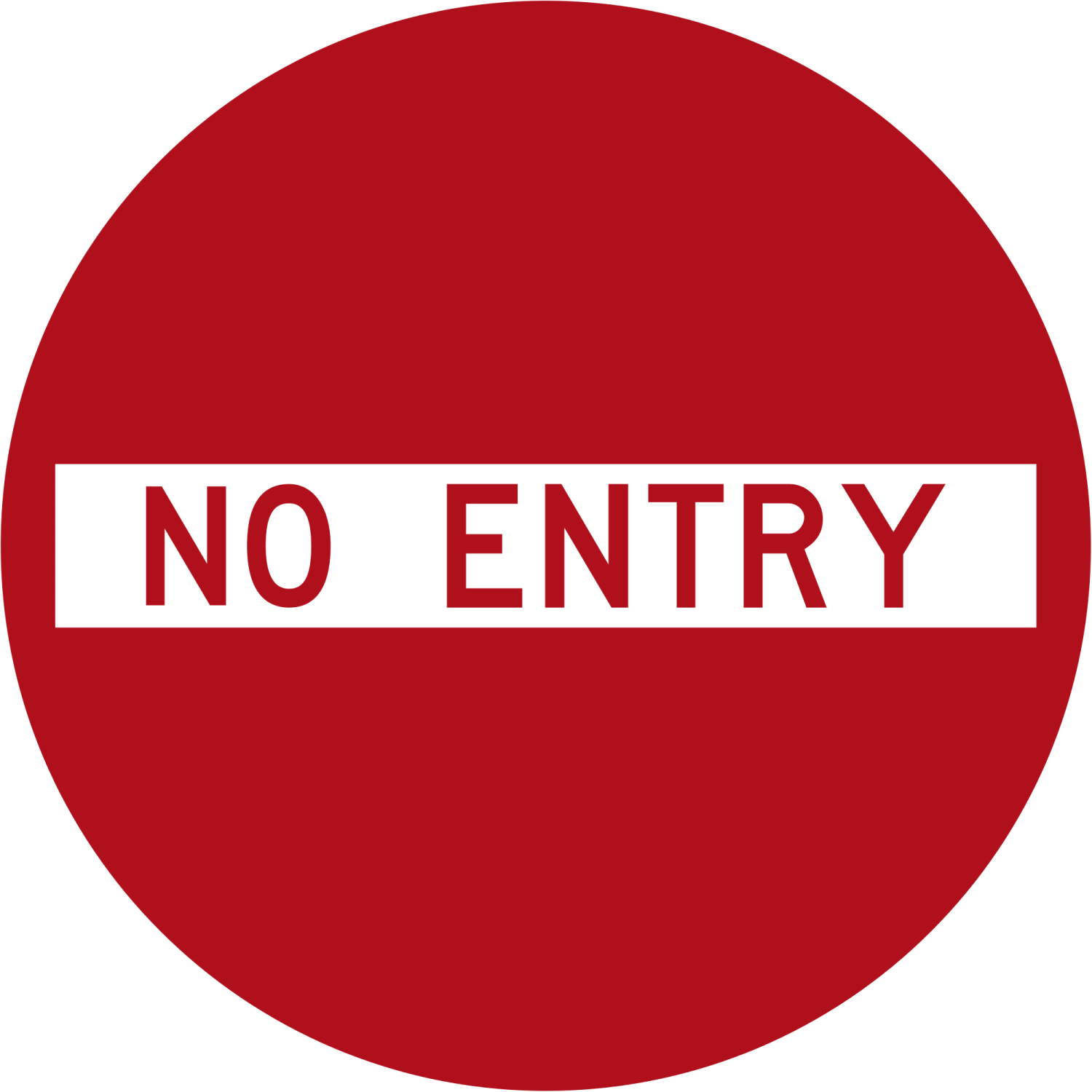 no entry sign