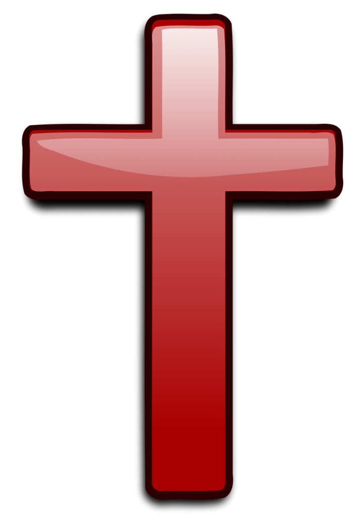 a red cross on a white background