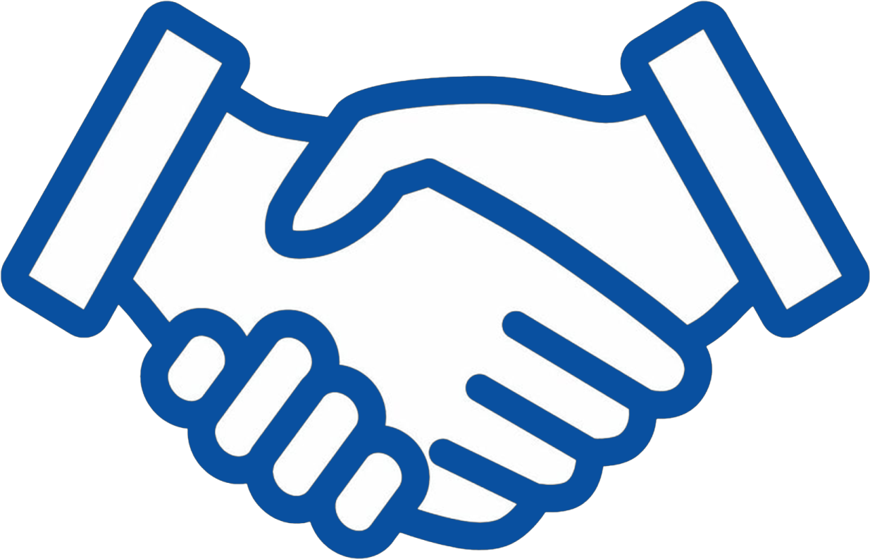 two hands shaking over each other hands