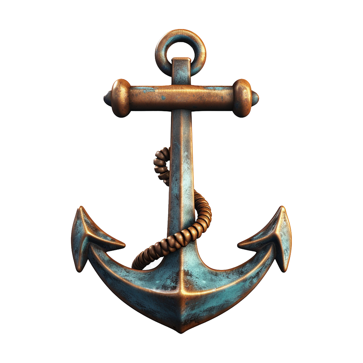 an anchor on a white background