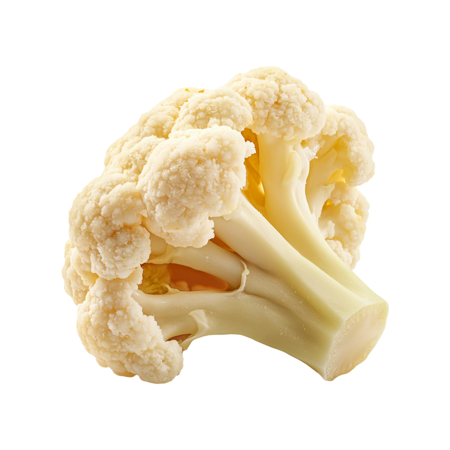 a head of caulide on a white background