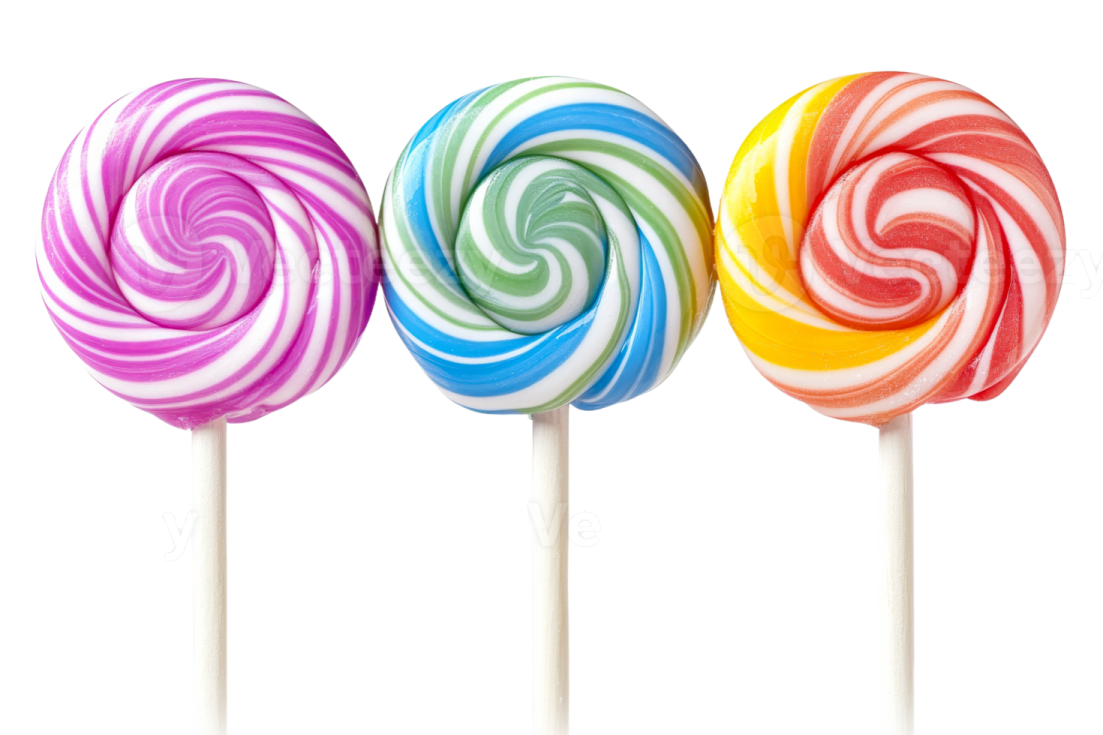 colorful los on a white background