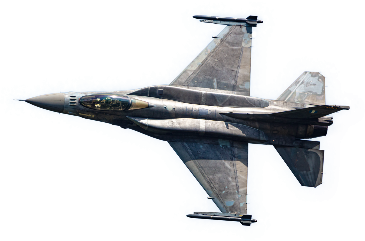 a fighter jet flying in the sky