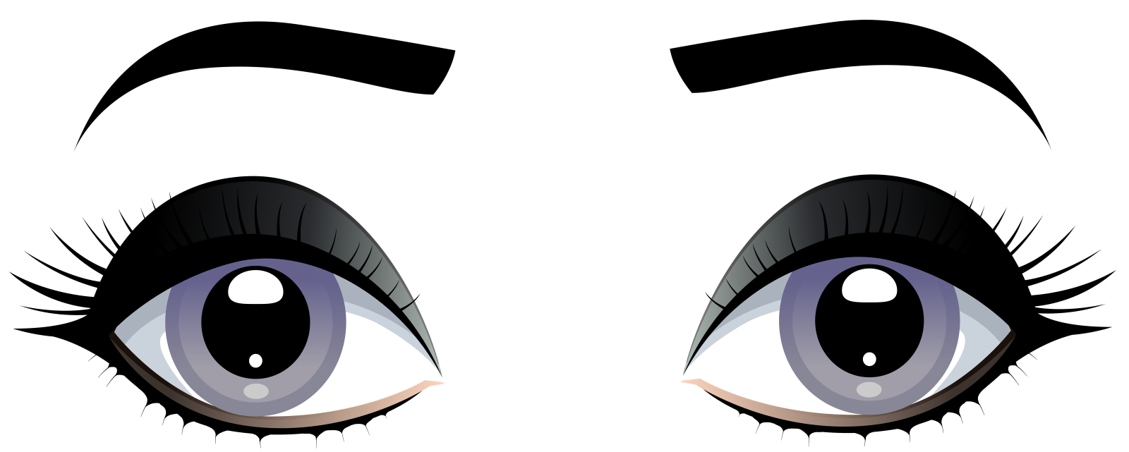 the eyes of an anime character