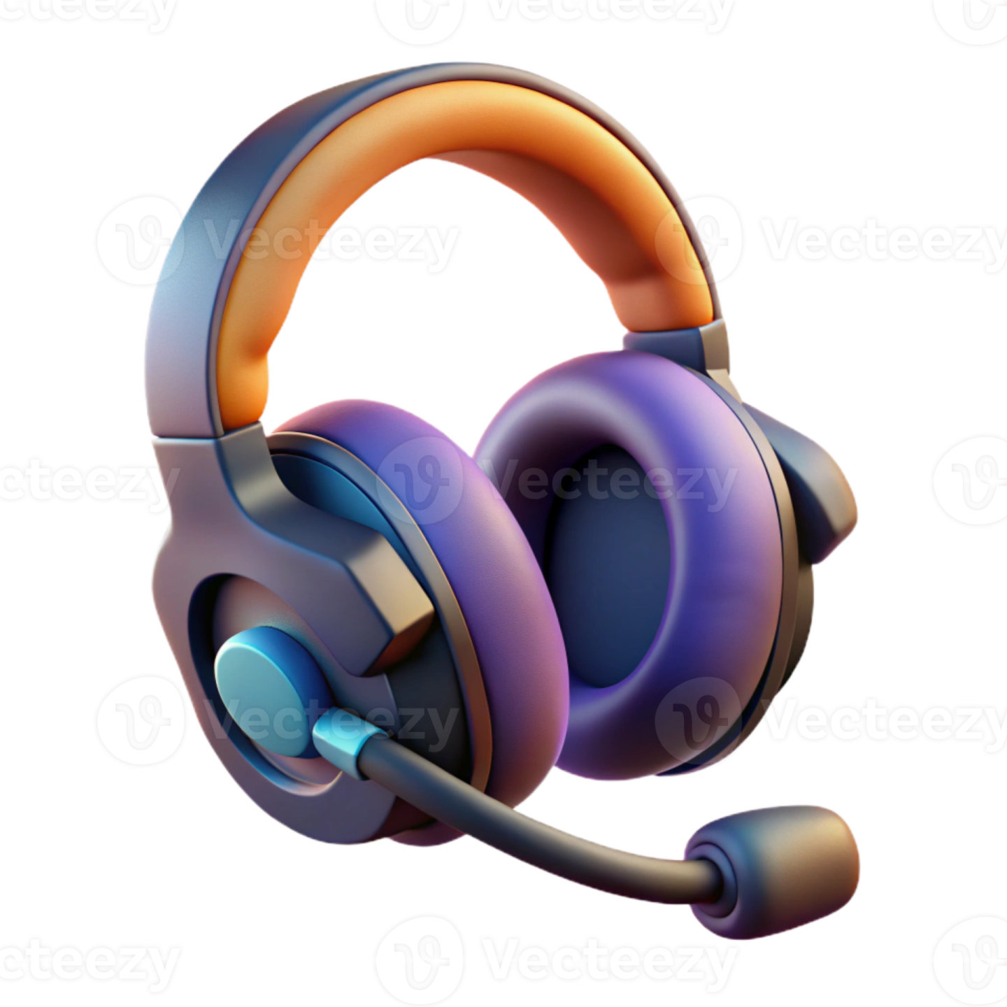 a headset with a microphone