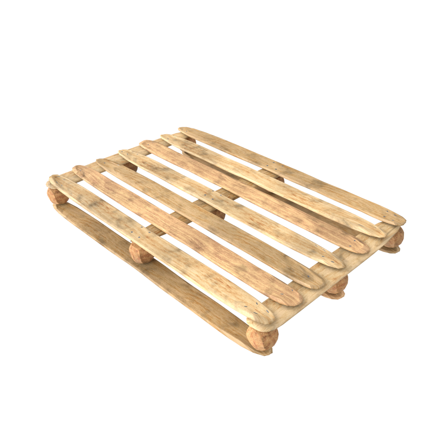 a wooden crate on a white background