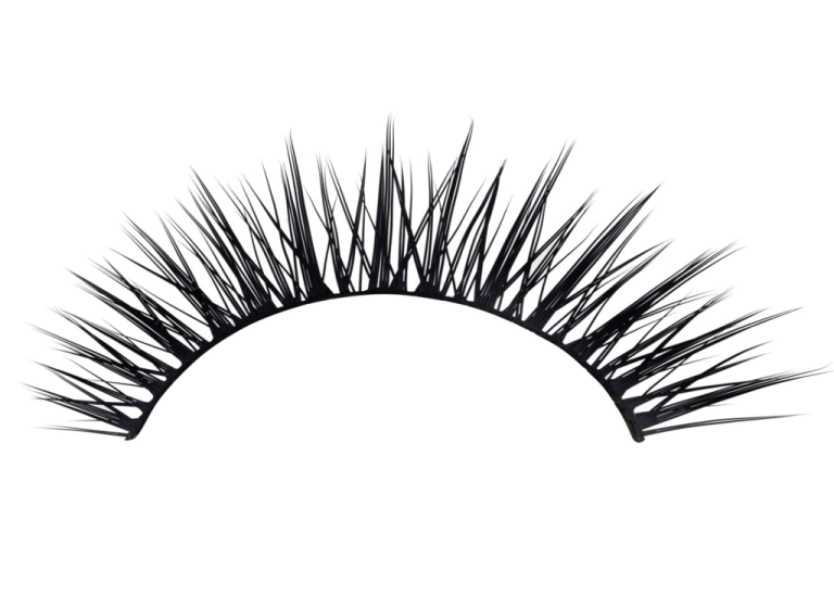 a close up view of a pair of false eyelashes