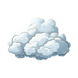 a cloud in the sky