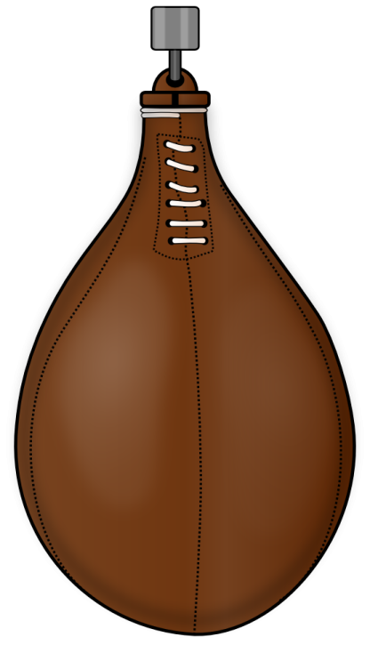 a football ball on a white background