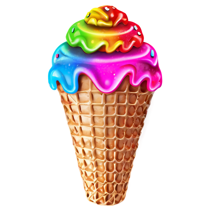 an ice cream cone
